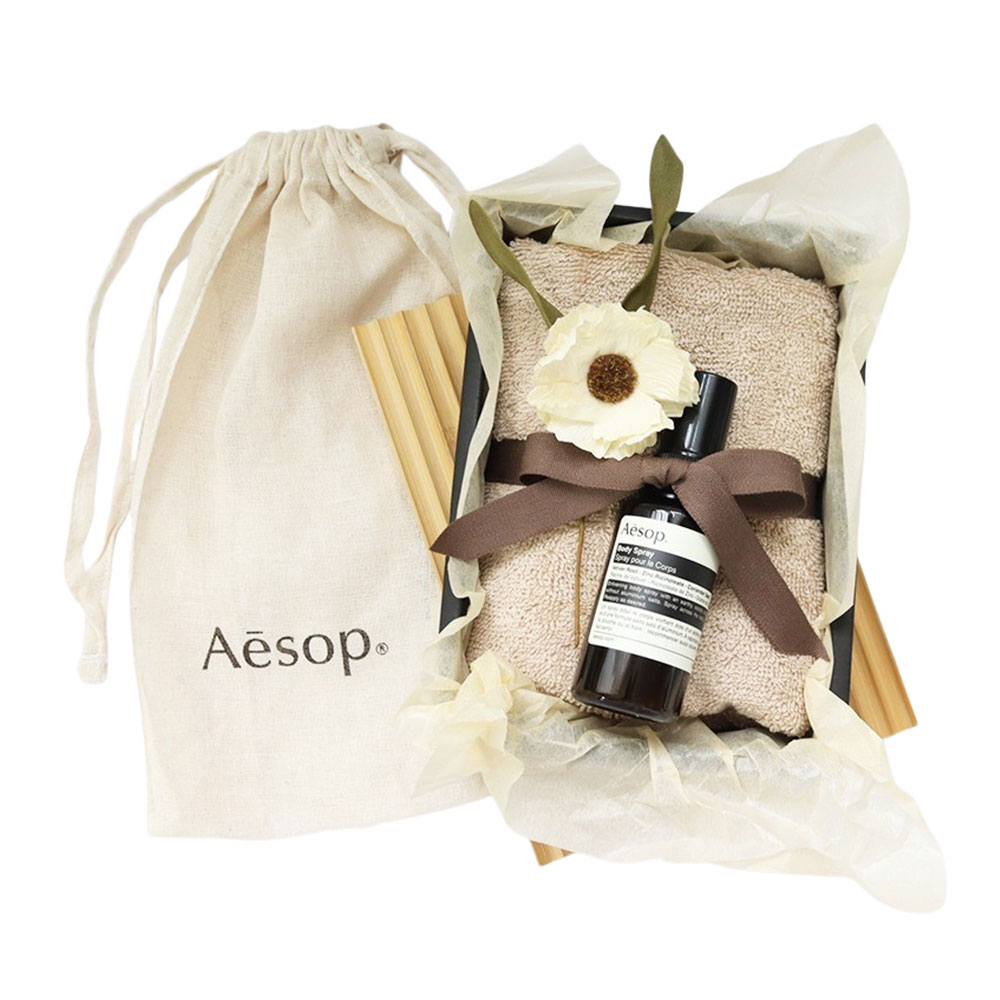 ギフトセット ボディスプレー＆ロハスフェイスタオル 制汗スプレー BOX入り プレゼント