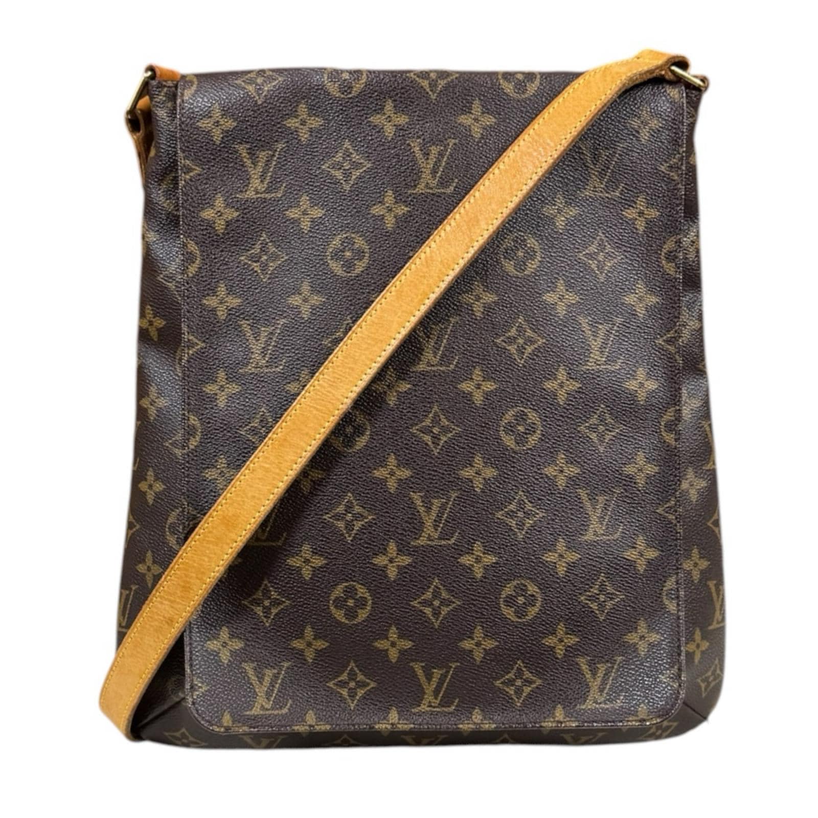 ルイヴィトン ミュゼット モノグラム ショルダーバッグ モノグラムキャンバス M51256 ブラウン LOUIS VUITTON 中古
