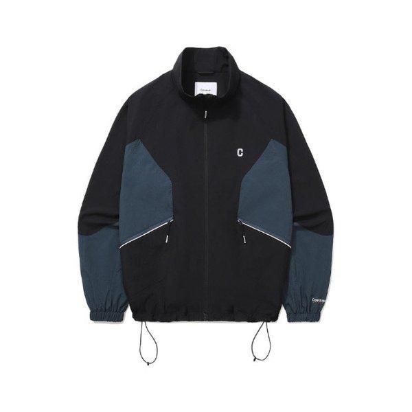 ジャケット CQK CO2403JK02-BK カレッジ ブロック トラック ジャケット ブラック