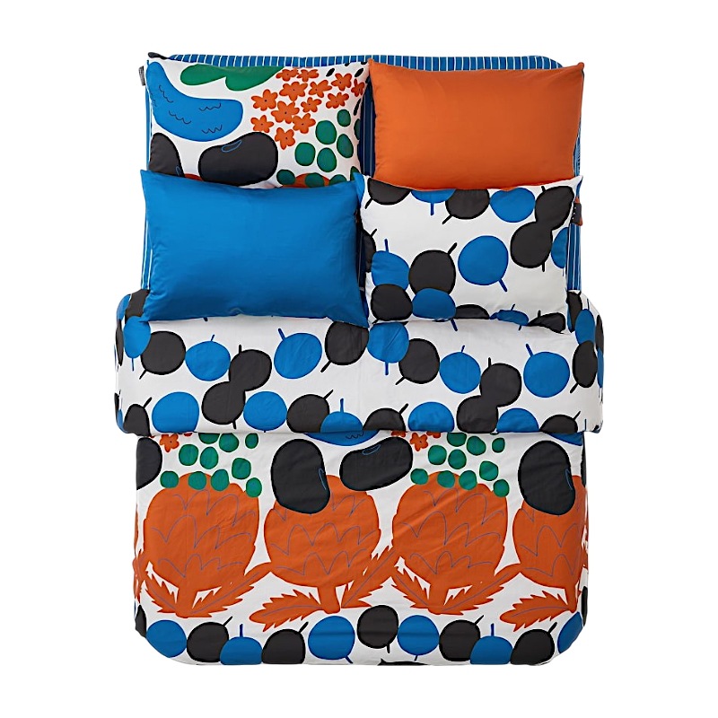 シームレスベディング RHYTHM IN BLOOM BLUE 公式正規品 ベディング 布団カバー 枕カバー ギフト付き 感性インテリア 可愛い 韓国雑貨 韓国インテリア 12,113円