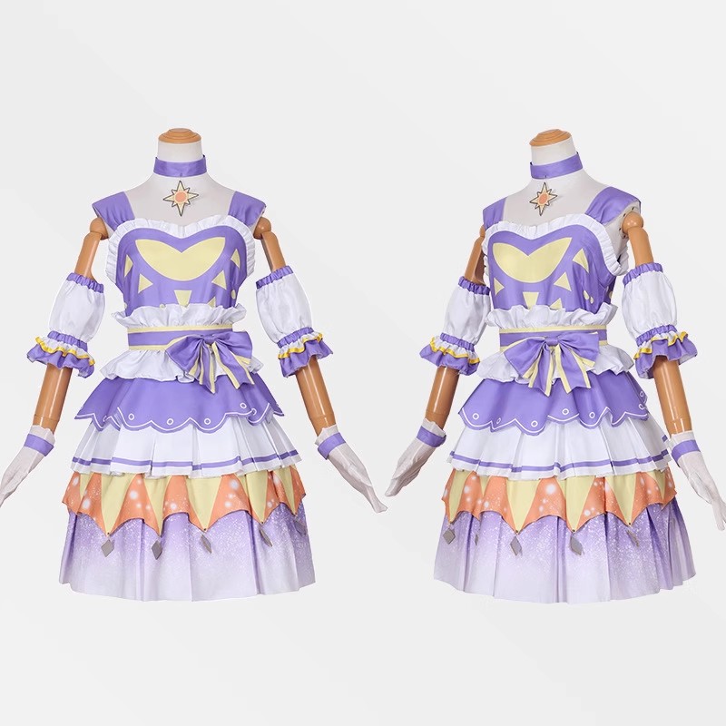 紫吹蘭 コスプレ衣装(ウィッグ 靴別売り)