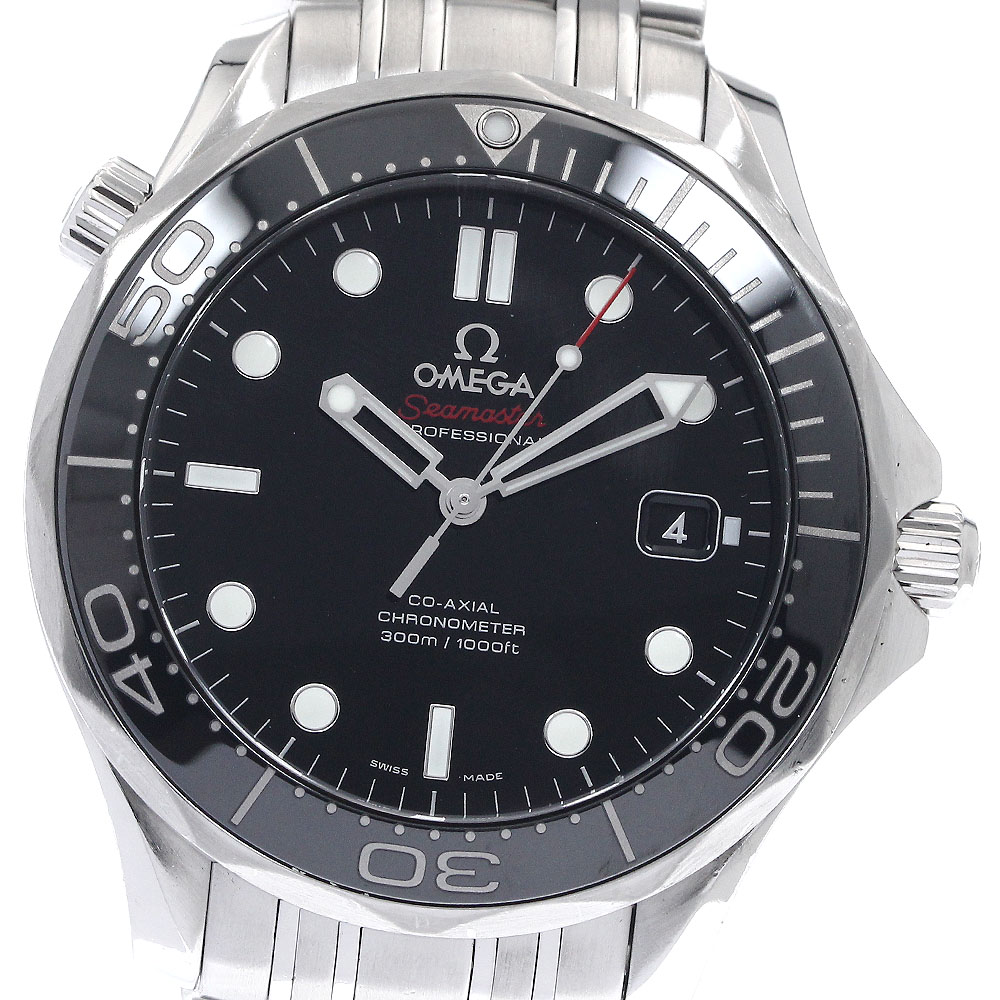 オメガ OMEGA 212.30.41.20.01.003 シーマスター300 コーアクシャル デイト 自動巻き メンズ _895266【中古】