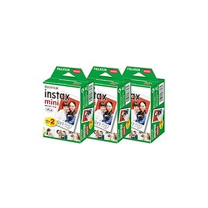 【3日以内発送】富士フィルム チェキフィルム instax mini 2パック品 JP2(20枚入り)3個セット [60枚入]