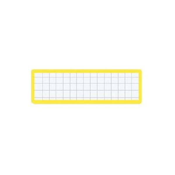 （まとめ）コクヨ マグネット見出し 19×75mm黄 マク-402Y 1セット（10個）(×10セット)