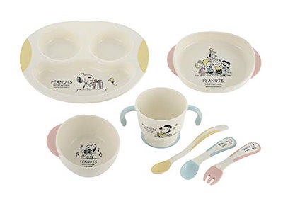 他サイト： リッチェル ピーナッツコレクション ステップアップできたね! お食事セットの商品画像