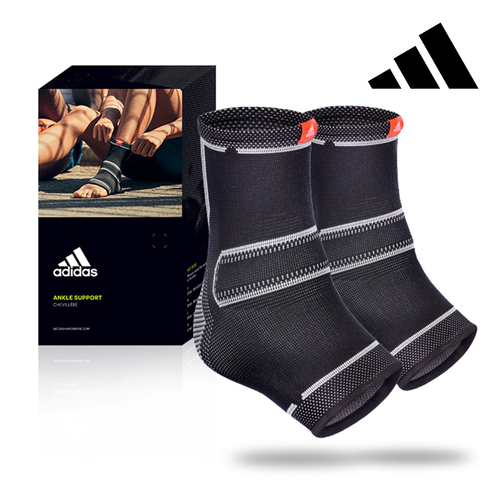アディダスフィットネスエッセンシャルアンクルサポートセット (2パック)