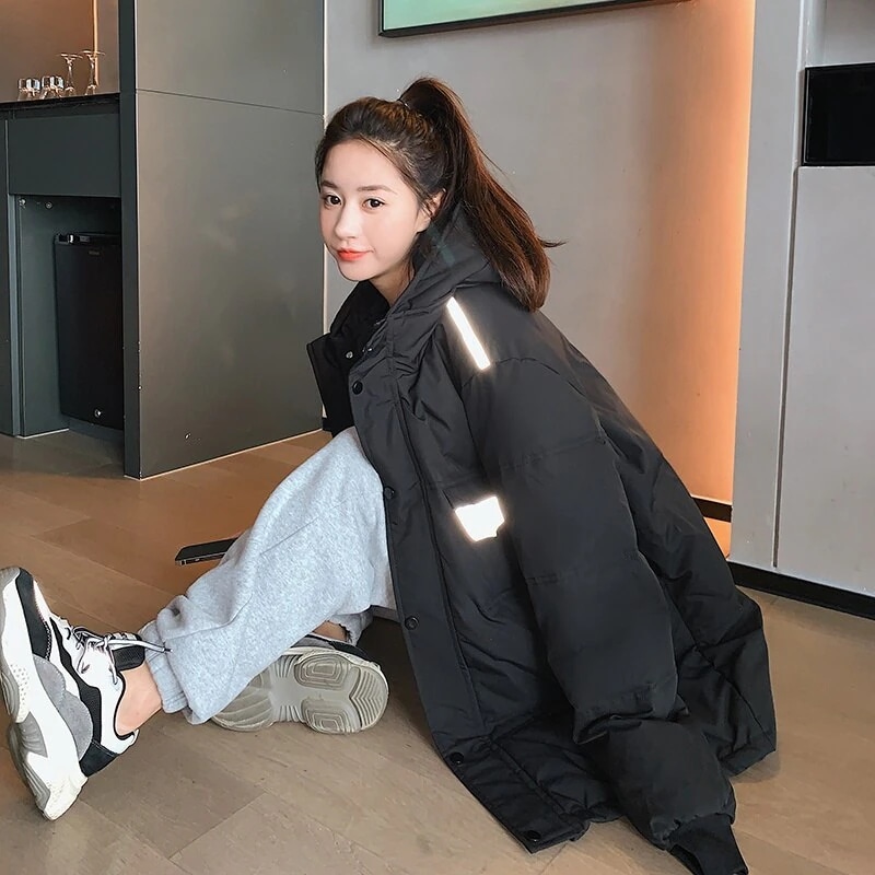 新入荷！ 原宿風 ゆったり ins 外套 ロングタイプ 学生