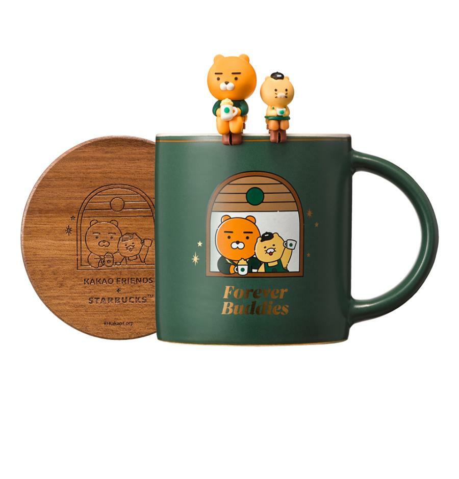 マイバディ ライアン&チュンシク フィギュア マグ セット 355ml 韓国スターバ グッズ