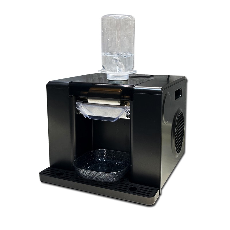 【新品未使用】電動かき氷機 スノーフレーク氷対応 小型かき氷器 100V とろふわ食感 業務用・家庭用両用 スラッシー スノーコーン製氷器 夏祭り デザート スイーツ キッチン家電 コンパクト ふわ雪