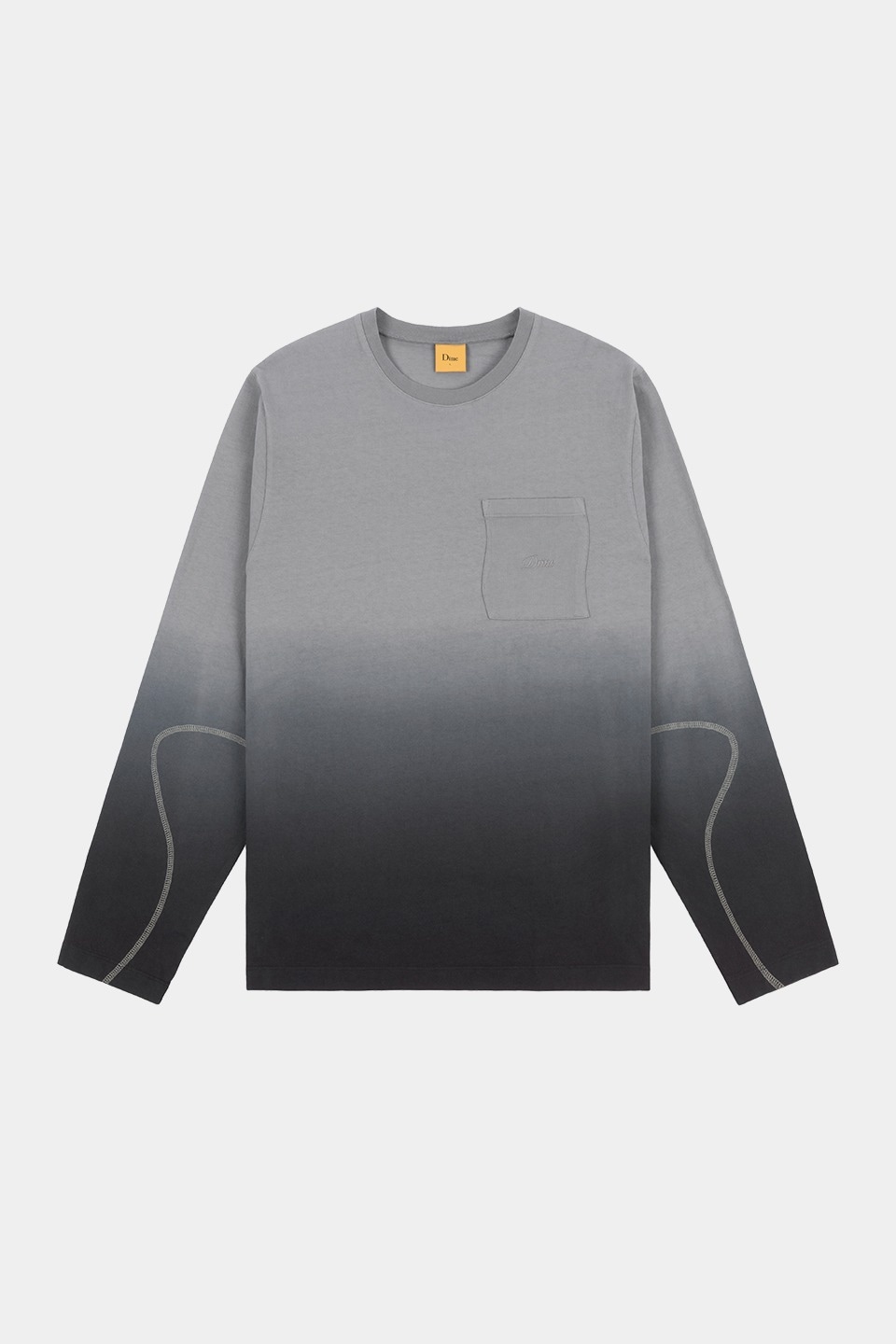 【DIME】 GRADIENT LS SHIRT : CHARCOAL