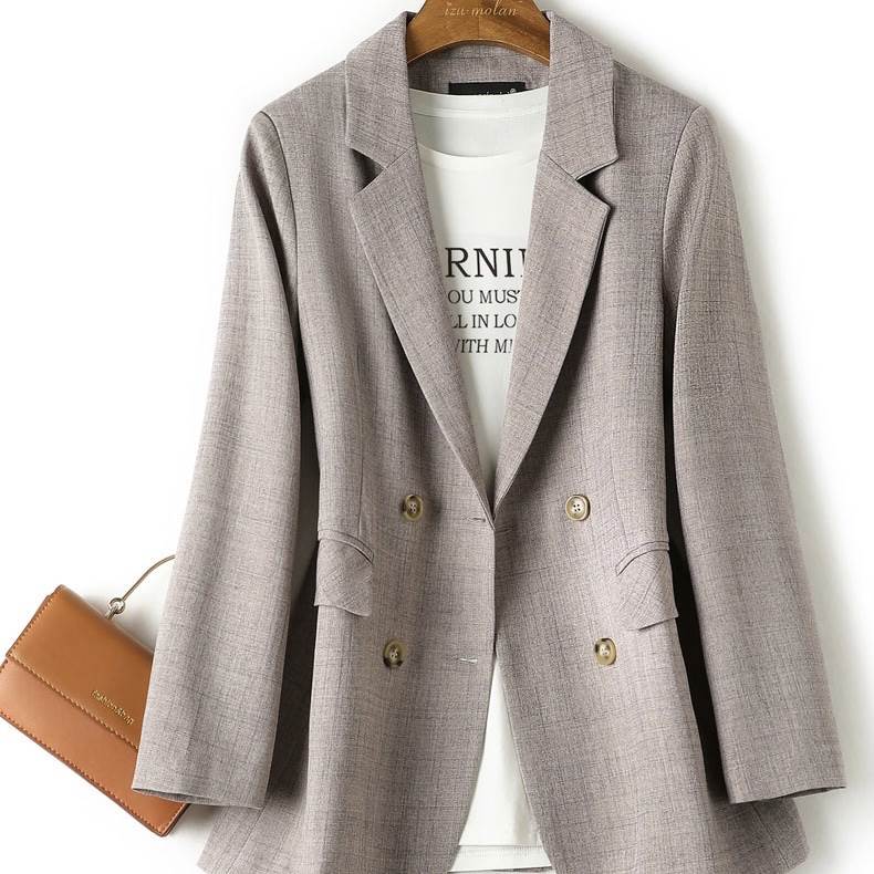 アウター ジャケット ミドル丈 袖あり 長袖 襟付き ルーズ ストレート バックスリット ポケット