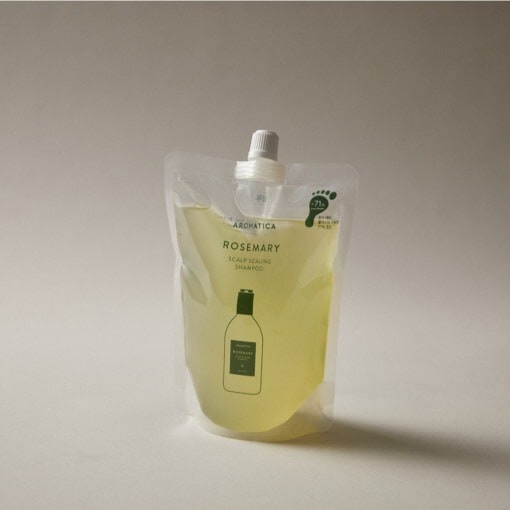 ローズマリー スキャルプ スケーリングシャンプー 500ML (おかわり)ビーガン頭皮脱毛ゼロウエスト