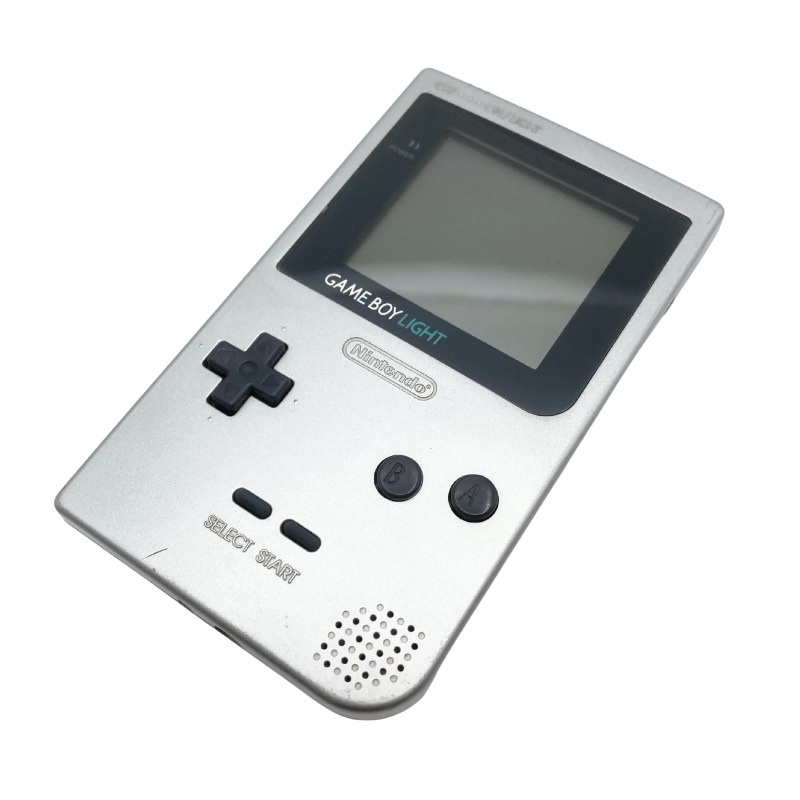 【中古 動作確認済】 ゲームボーイライト シルバー