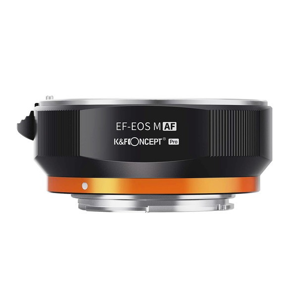 KF-EFEM-AF レンズマウントアダプター(キヤノンEFマウントレンズ キヤノンEF-Mマウント変換) 電子接点付き