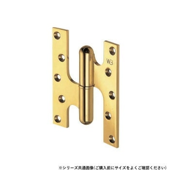 シロクマ フランス丁番（右） 102x76 金 BB-100R