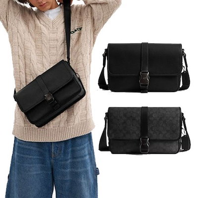 Qoo10] Coach ショルダーバッグ リーグ メッセンジャー : メンズバッグ