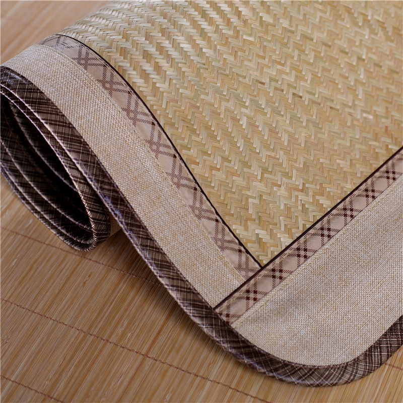 夏の夏の炭化手作りの竹のマット1.5ヘッドレイヤーグリーンウォーターバンブー竹マット1.8メートル手織りの鏡古い竹のマット 21,533円