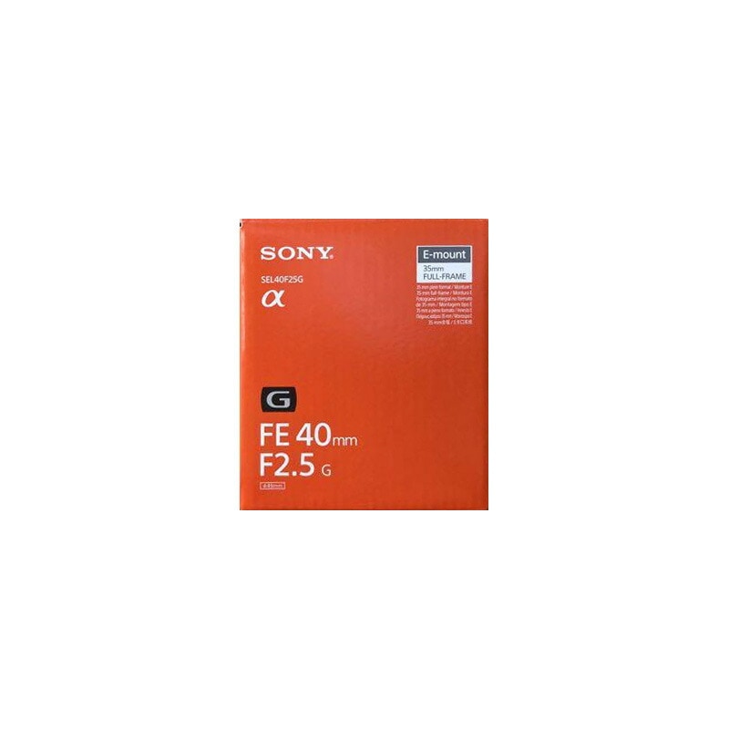 【新品】SONY ソニー 交換用レンズ ソニーEマウント SEL40F25G