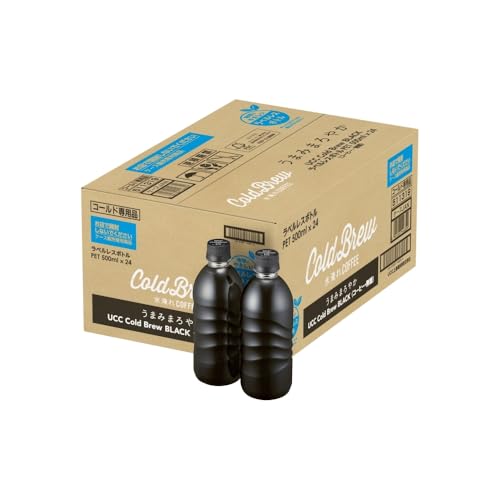 UCC COLD BREW BLACK ラベルレスボトル PET 500ml×24本 ケース販売用 (EC限定) 4,687円