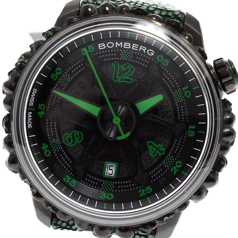 ボンバーグ BOMBERG CT43APBA.25-3.11 BB-01 デイト 自動巻き メンズ 未使用品 箱・保証書付き_881483【中古】
