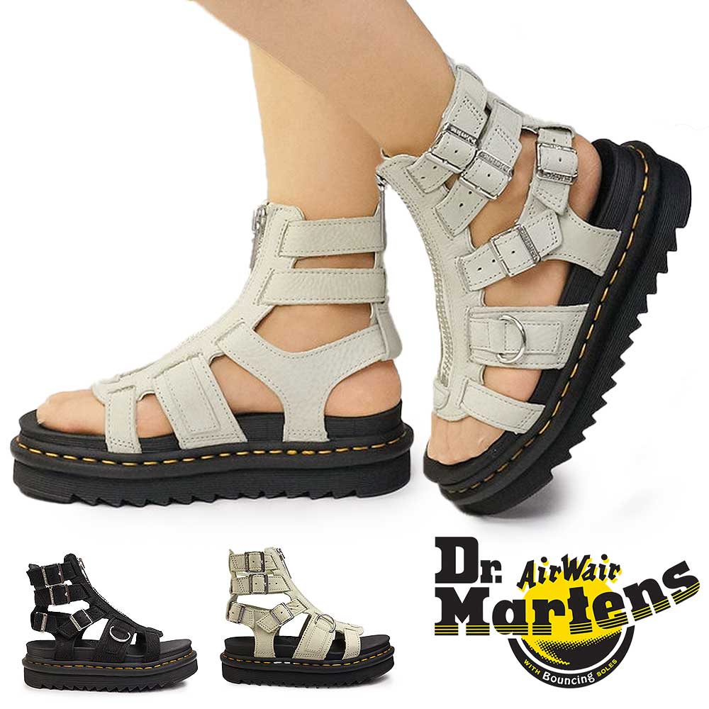 レディース サンダル OLSON グラディエーター センタージップ レザー 厚底 正規品 本革