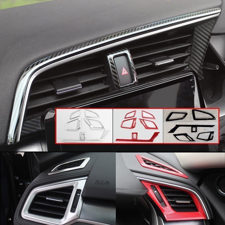 新型 ホンダ CIVIC シビック FC1 FK7 FK8 パーツ ハッチバック セダン タイプR インテリアパネル 吹き出し口パネル 5P 内装