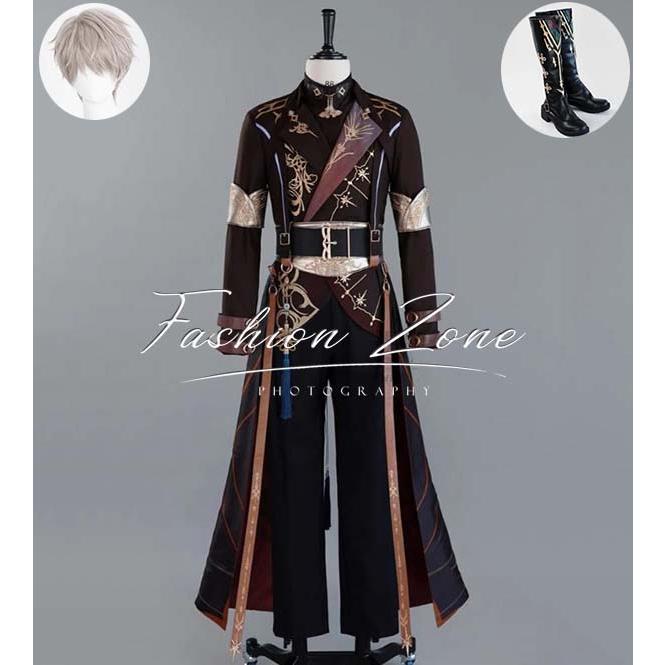 恋と深空 風 セイヤ 黒狩 コスプレ衣装 ウィッグ 靴 cosplay ハロウィン 演出服 変装