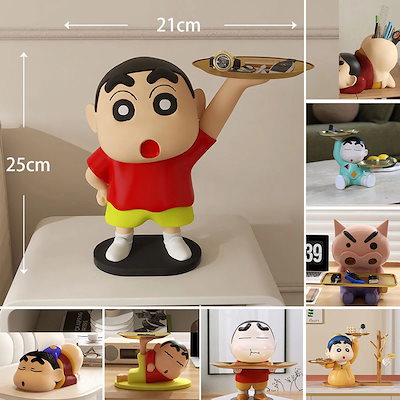 Qoo10] クレヨンしんちゃん鍵収納置物棚お帰りなさ
