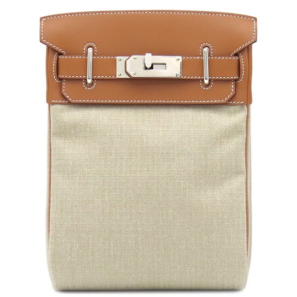 エルメス HERMES ボディバッグ ケリー アッカド PM スイフト トワルビヴァーク フィセル×ゴールド シルバー金具 ショルダー W刻印（2024年製） 【箱】【中古】