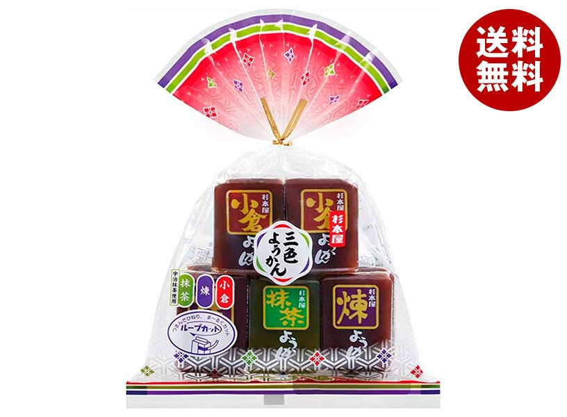 メーカー/問屋直送杉本屋製菓 三色ようかん 320g(40g＊8個)＊12袋入