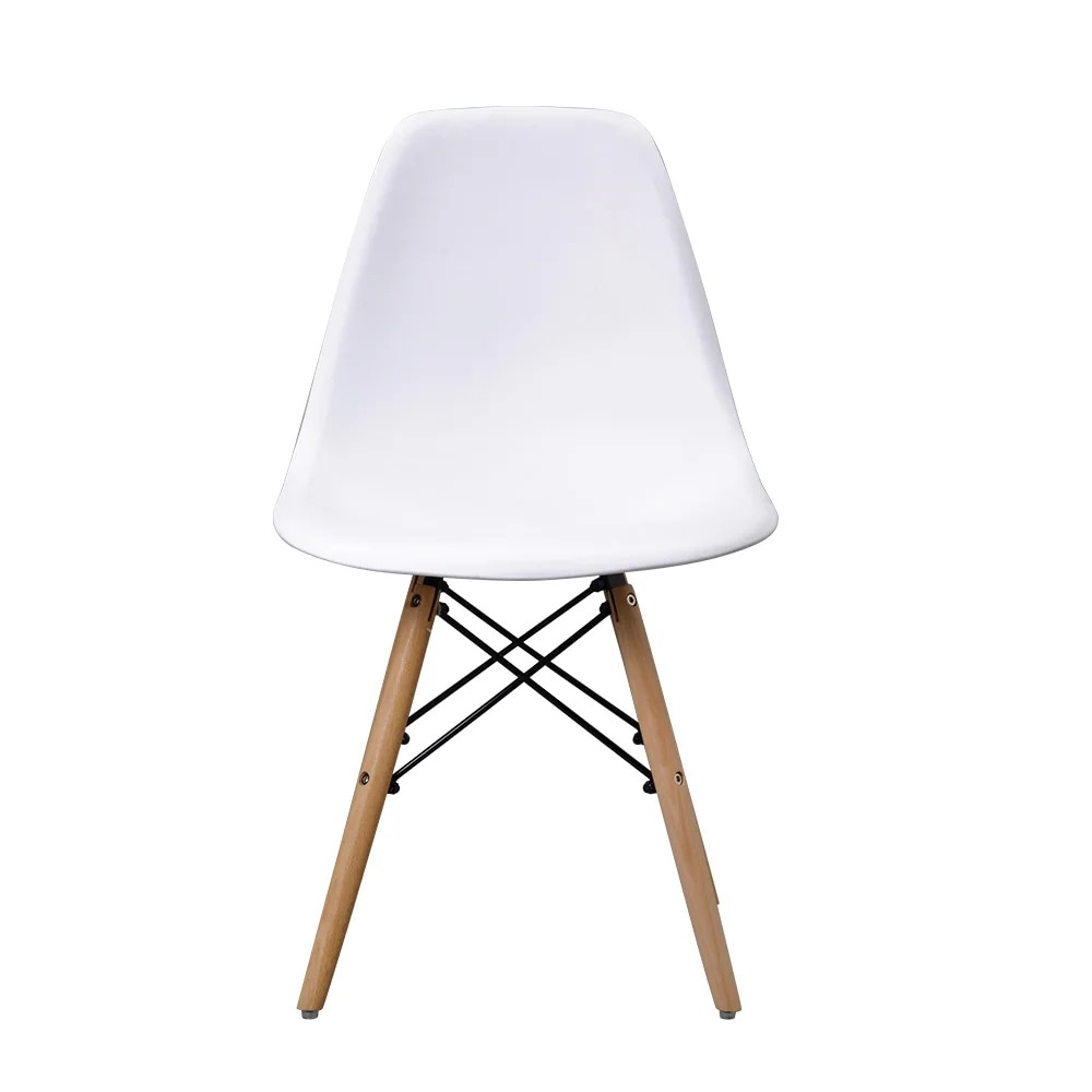 【国内で発送&送·料·無·料】【4脚セット】【ホワイト座面＆ダークブラウン脚】イームズチェア リプロダクト イームズチェア ダイニングチェアー DSW eames ダイニングチェア チェアー イームズ