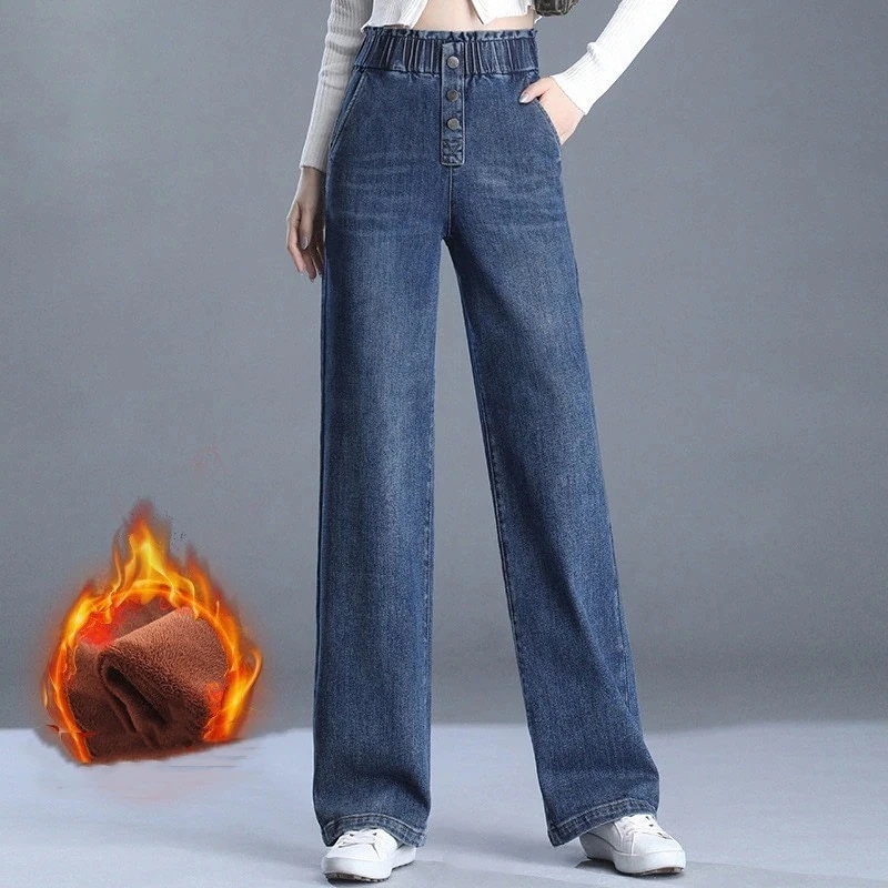 デニム 暖パン 暖か デニムパンツ デニムパンツ裏起毛パンツ レディース あったか 服 ワイドパンツ パンツ ジーンズ ボア デニムパンツ 防寒