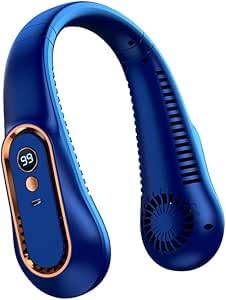 首掛け扇風機 ネッククーラー 携帯扇風機 U型 ５段階風量調整 首掛けクーラー 强力送風 軽量