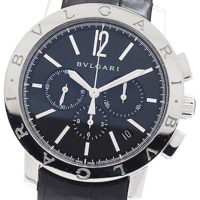 ブルガリ BVLGARI BB41SCH ブルガリブルガリ クロノグラフ デイト 自動巻き メンズ _970528【中古】 146,150円