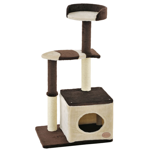 猫のおあそびポール お魚ファミリー ミドルタイプ キャットタワー 猫タワー 猫 キャット ランド 爪とぎ つめとぎ 運動 遊具 おもちゃ Pet館 ペット館 【D】猫 タワー