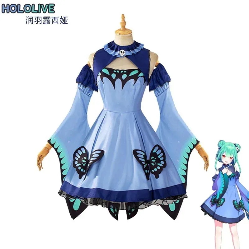 【3日出荷】バーチャルアンカーホロライブ3期生Vtuberルンユルチアコスプレアニメ衣女性 セパレート