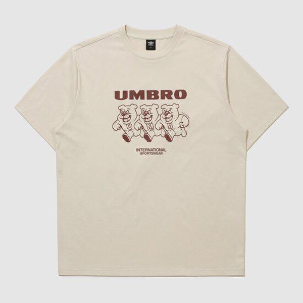 ダービードッグ トリプル半袖Tシャツ UR123CRS33 オートミールベージュ