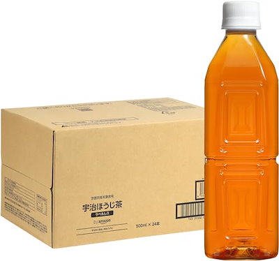 他サイト： by Amazon ラベルレス 宇治ほうじ茶500ml ×24本 (MOISTA)の商品画像