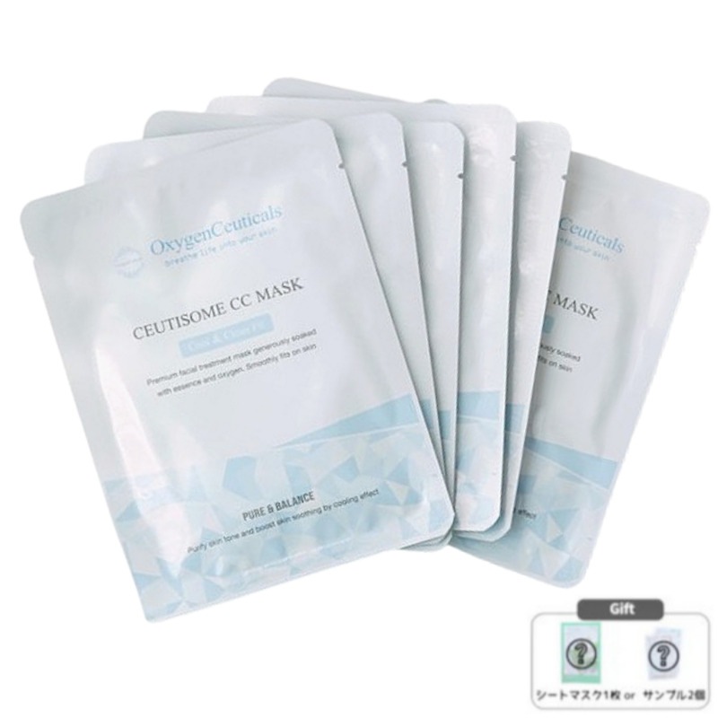 シューティソームCCマスク 25mL x 6枚 / 顔の赤み ゆらぎ肌 ひんやりクーリング 鎮静・水分・弾力 うるおいケア 敏感肌 5,368円