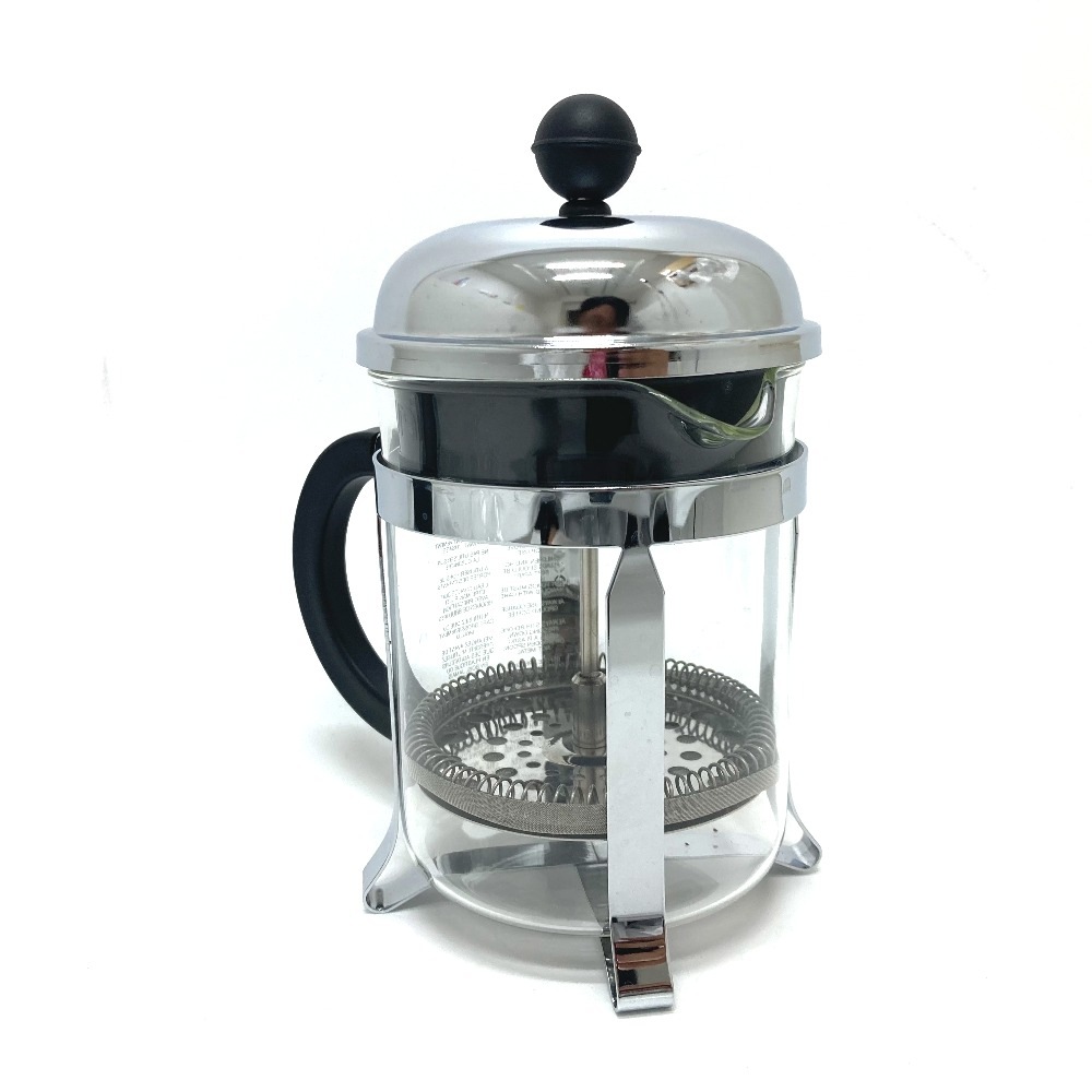 調理器具 コーヒーメーカー フレンチプレス bodum CHAMBORD ステンレススチール キッチングッズ ステンレス クリア