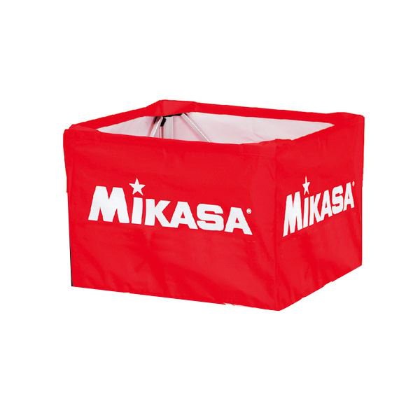 MIKASA（ミカサ）器具 ボールカゴ用（箱型大箱型中屋外用） 幕体のみ レッド BCMSPHS