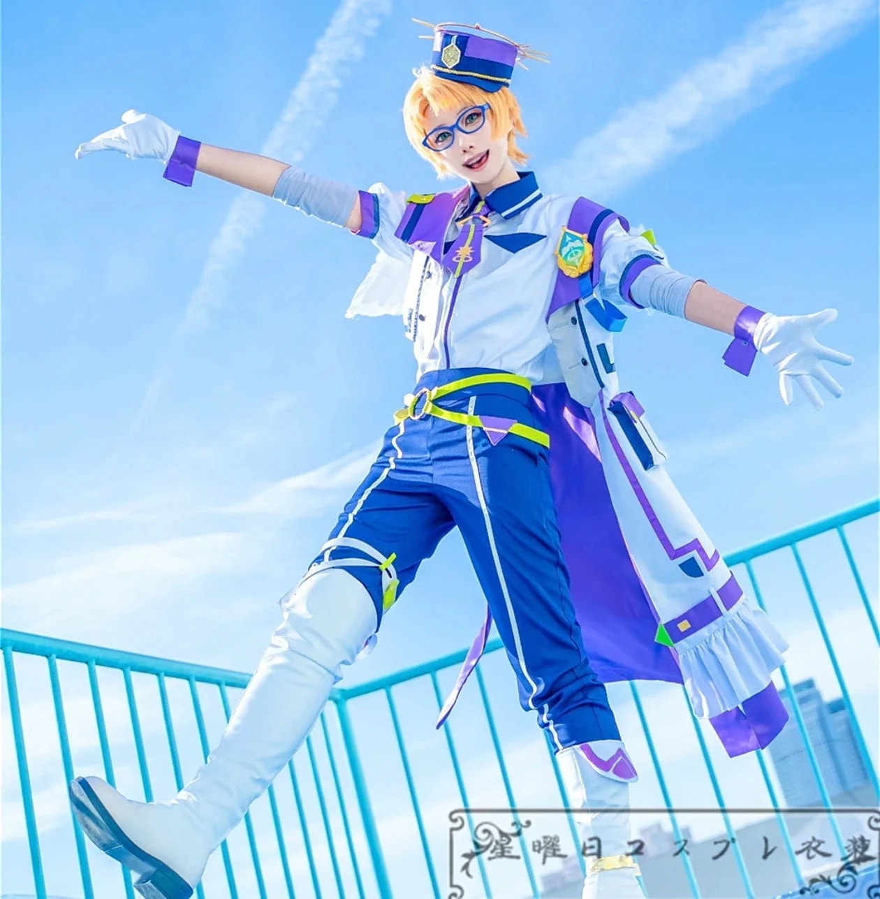 1445あんスタ クロススカウト・プロメッサRegolaOrdine 紫之創 朱桜司 影片みか 遊木真 姫宮桃李 乱凪砂 コスプレ衣装 コスチューム