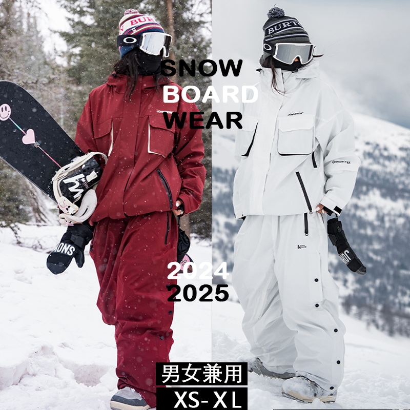 スノーボードウェア 2024 2025 上下セット レディース メンズ ジャケット アウター パンツ セットアップ