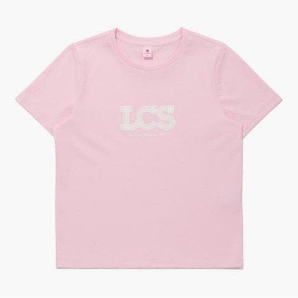 半袖Tシャツ KQF QQ122ORS21-LPK ウーマンズ レギュラーフィット レース グラフィック 半袖Tシャツ / LPK
