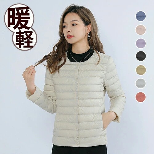 ダウンコート 2WAY ライトダウン レディース ダウンジャケット インナーダウン 大きいサイズ 軽量 薄い 暖かい 無地 シンプル ショート丈 アウター 収納袋付き コンパクト 秋 冬 大人 婦人