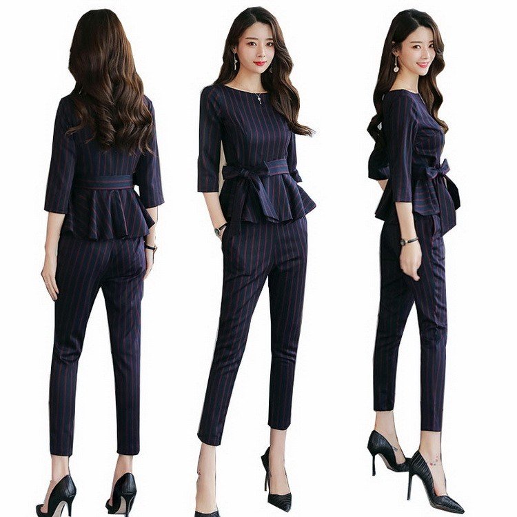 再入荷 韓国ファッション レディース 母 パンツスーツ ママ スーツ スーツ 母親 入学式 スーツ ママ ガウチョ 2点セット 入学 入園 卒業式 卒園式 4,789円