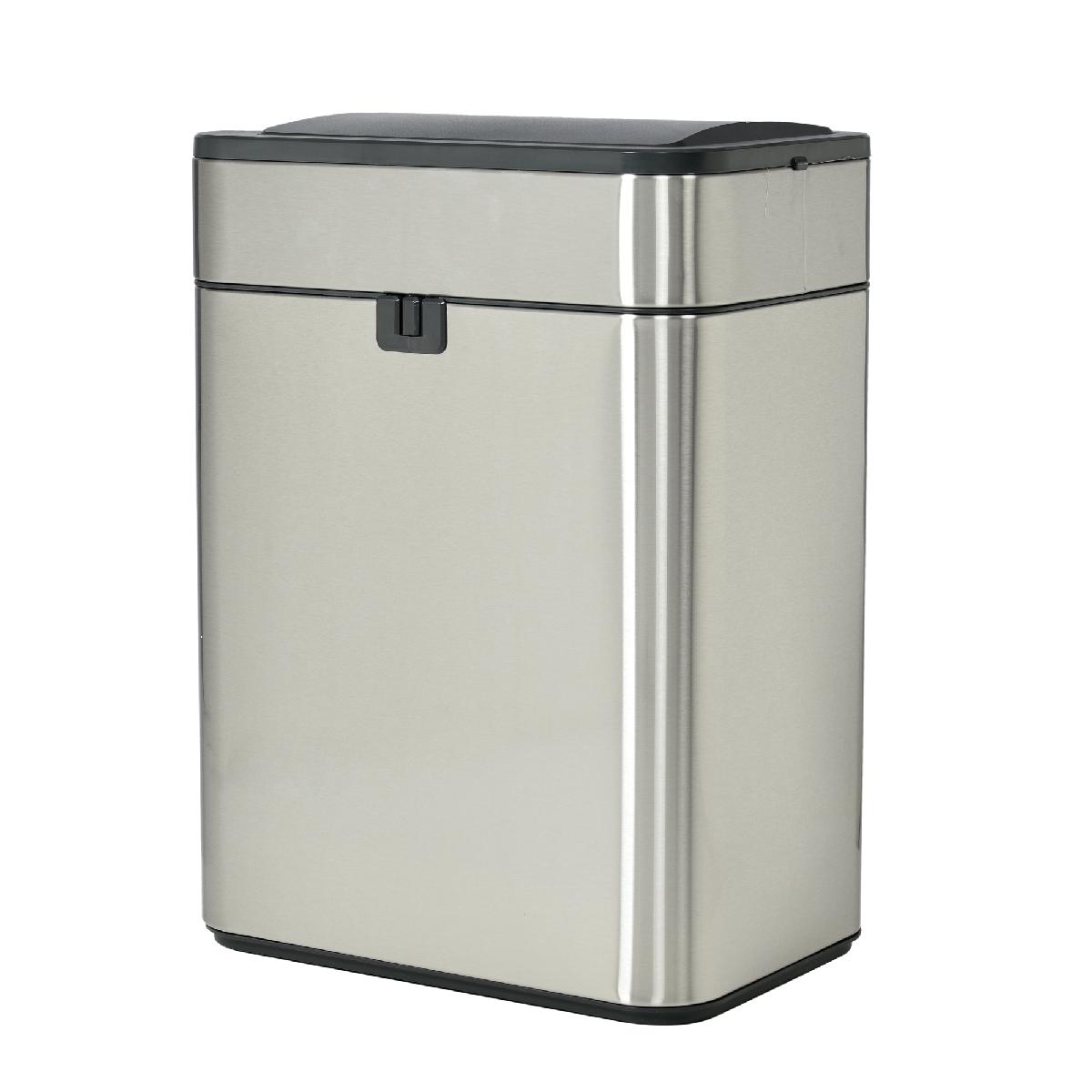 【新品・未開封】自動開閉 ゴミ箱 50L シルバー センサー式ゴミ箱 上向き 自動開閉ゴミ箱 50L ふた付き
