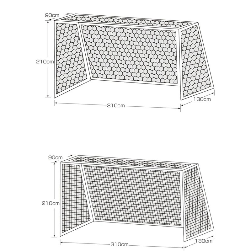 カネヤ(kaneya) ハンドゴールネット PE180 シロ ハントドッチネット (k1408)
