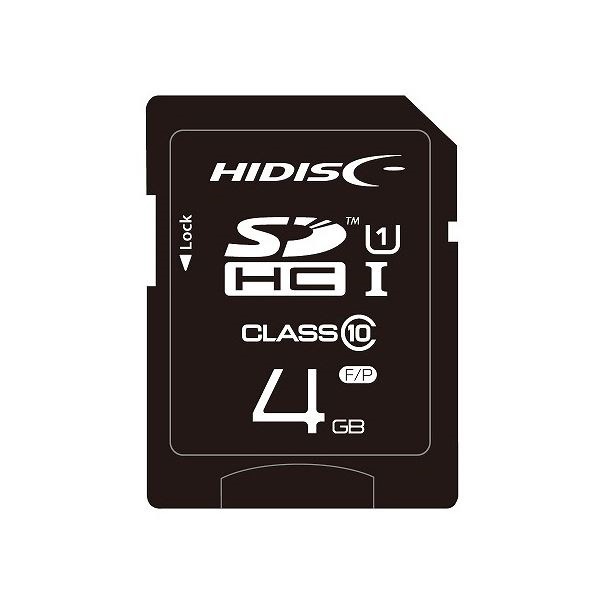 （まとめ）ハイディスク SDHCカード 4GBclass10 UHS-I対応 HDSDH4GCL10UIJP3 1枚5セット