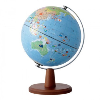 レイメイ藤井 国旗・よみがな付地球儀 20cm OYV221 6,486円